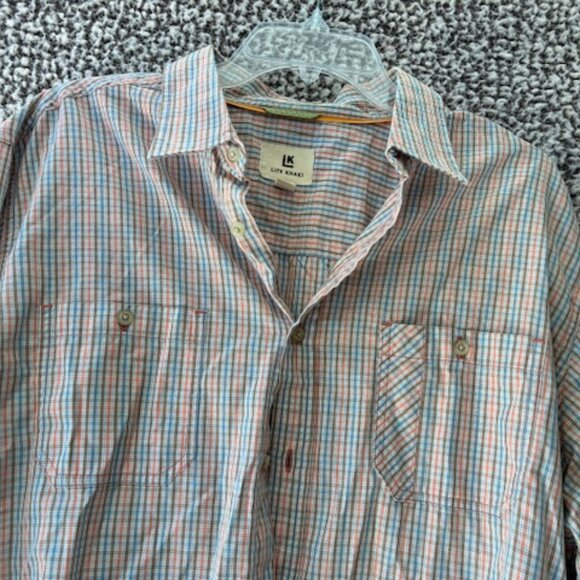 LIFE KHAKI Plaid Long Sleeve Button Down Shirt - Picture 6 of 8